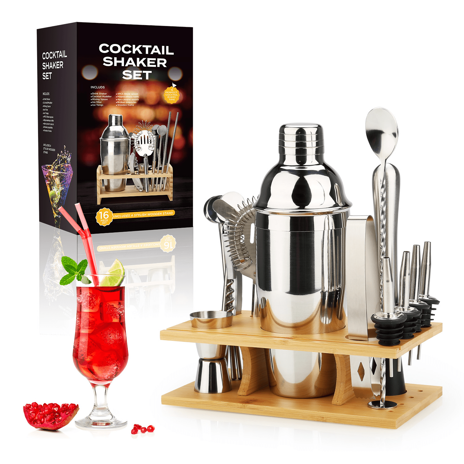 Set profesional de coctelera