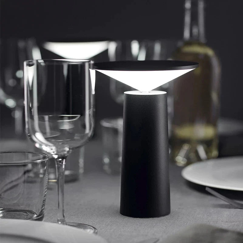 Lámpara de mesa recargable inalámbrica