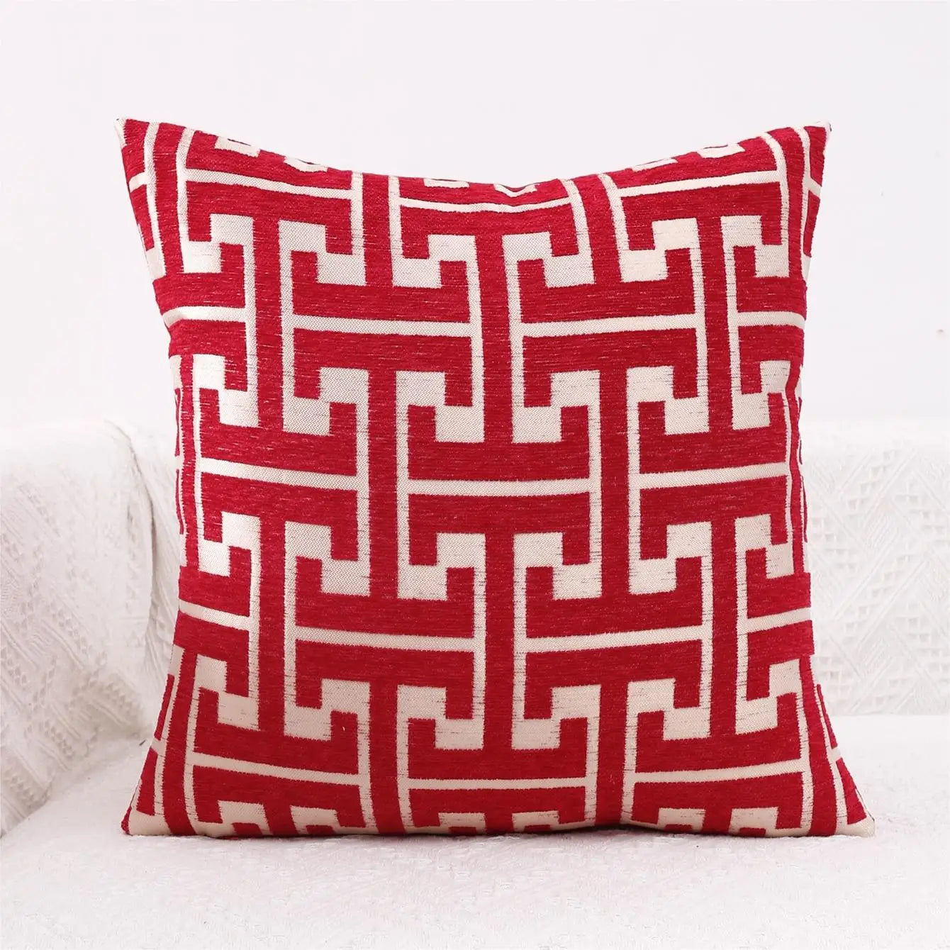 Cozy Strip Design Pillow Cover