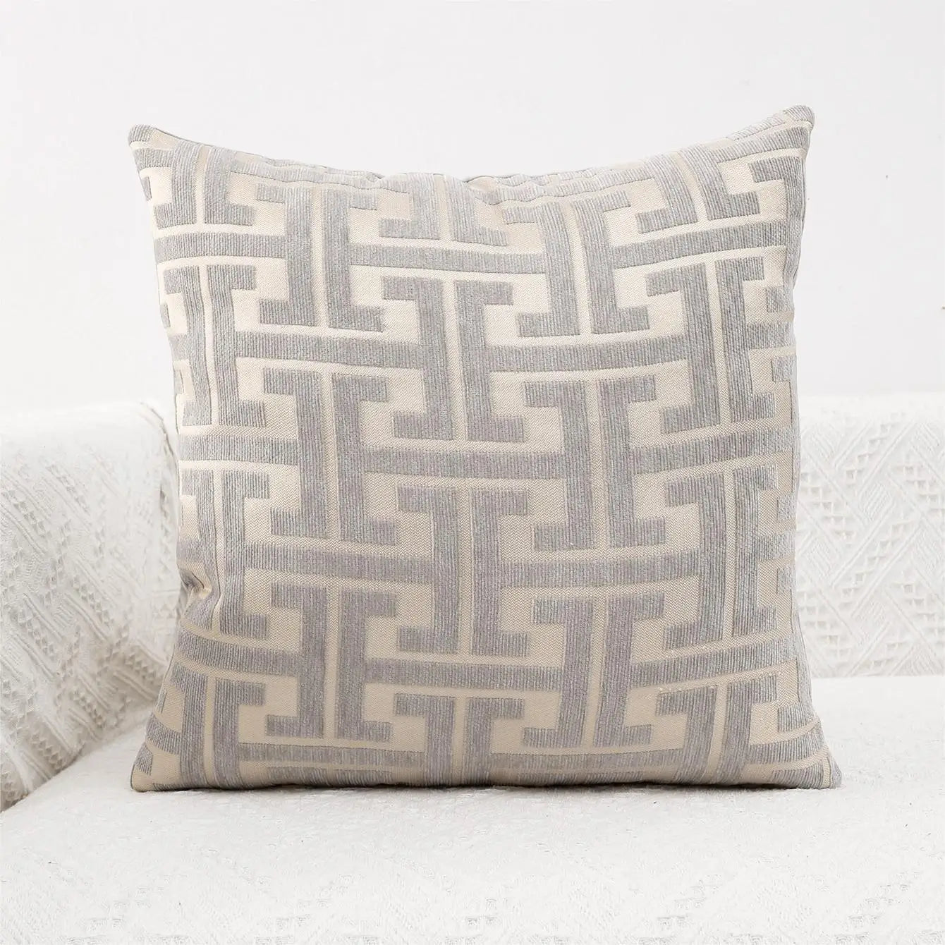 Cozy Strip Design Pillow Cover