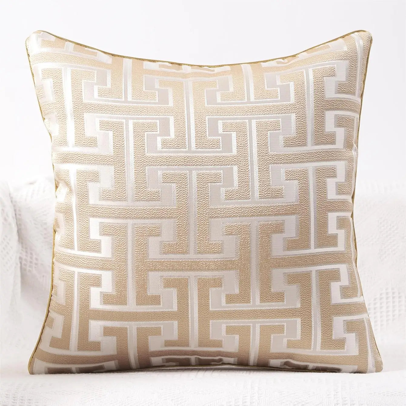 Cozy Strip Design Pillow Cover