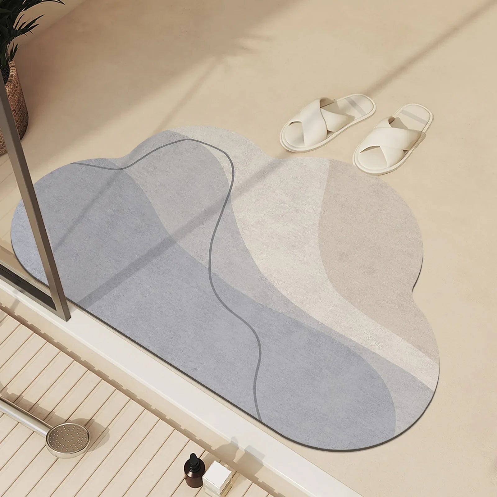Alfombrilla de baño premium de secado rápido