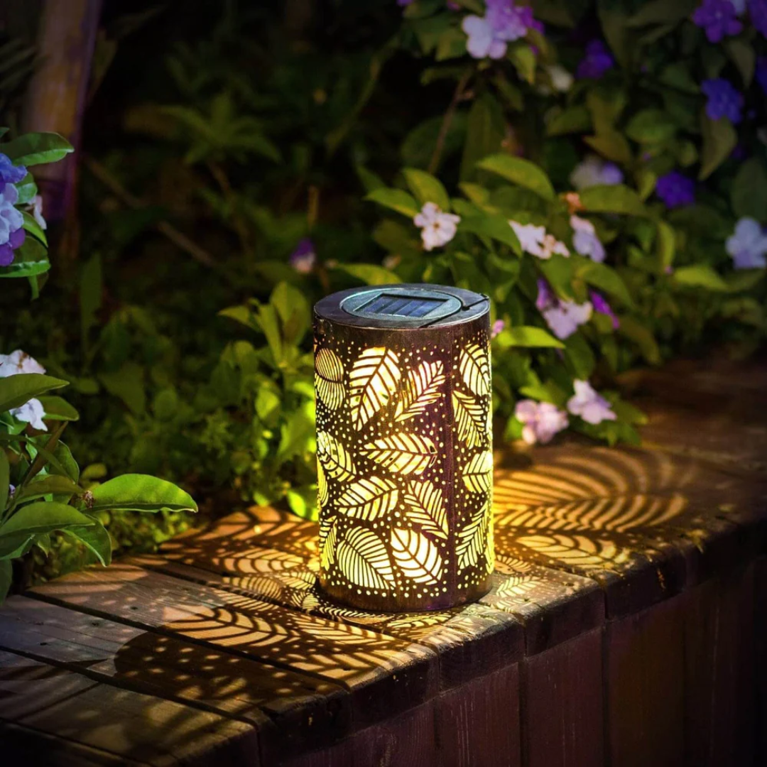 Lumosphere | Solar Outdoor Lights with Elegant Leaf Motif 3