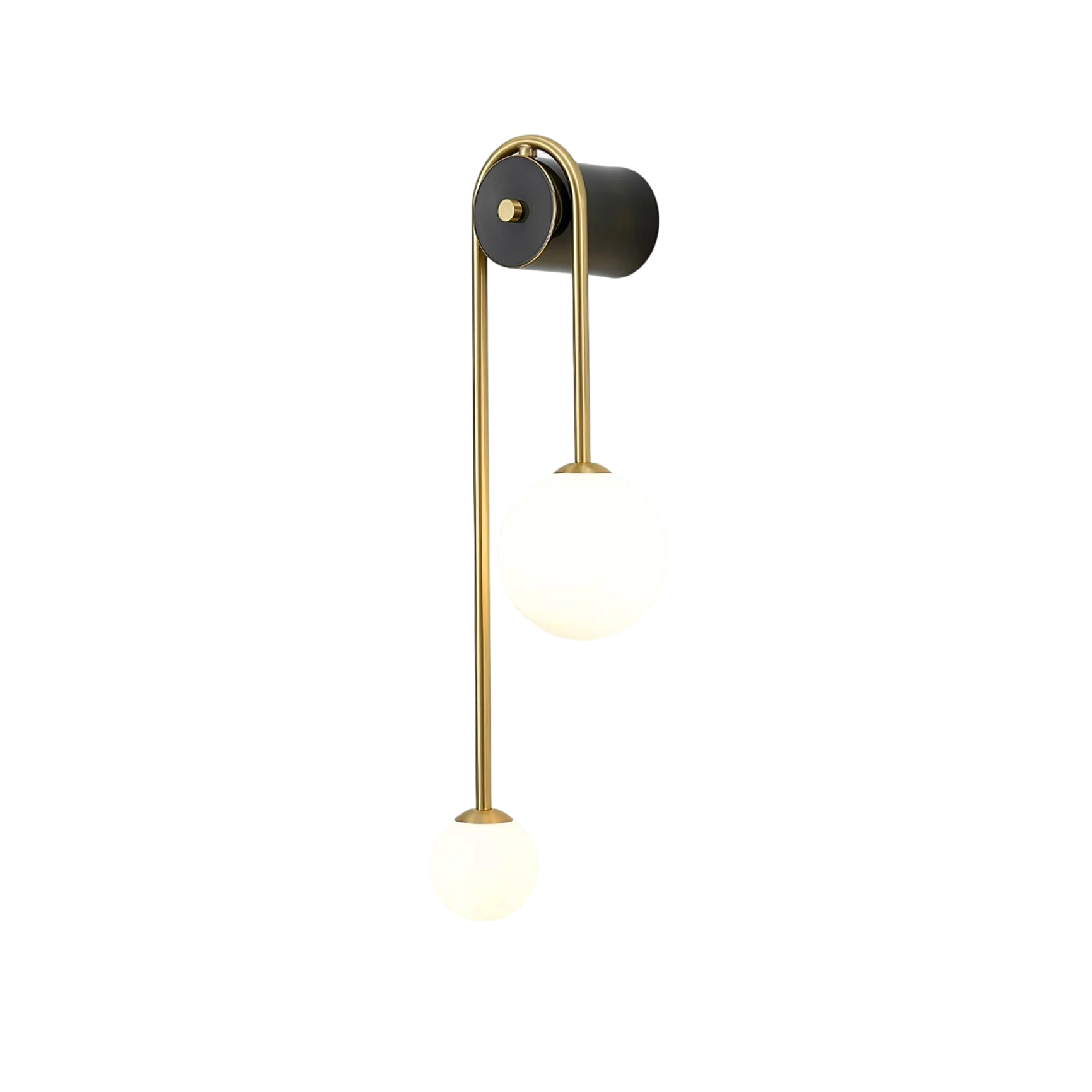 Lámpara de pared minimalista en forma de arco