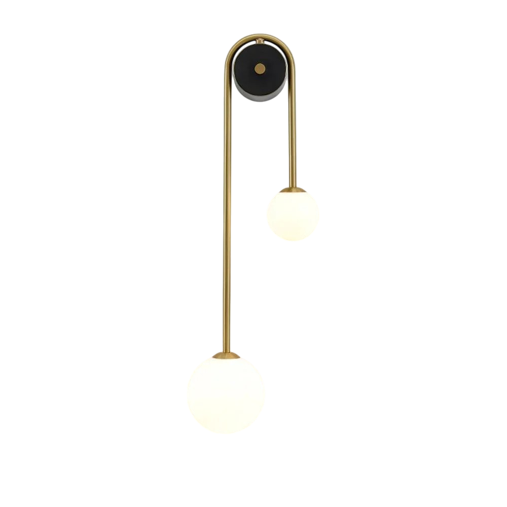 Lámpara de pared minimalista en forma de arco