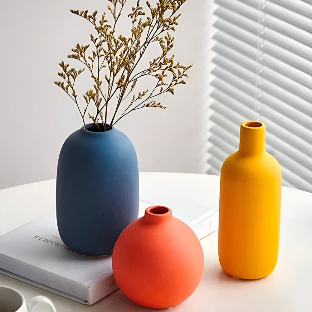 Minimalist Ceramic Flower Vase
