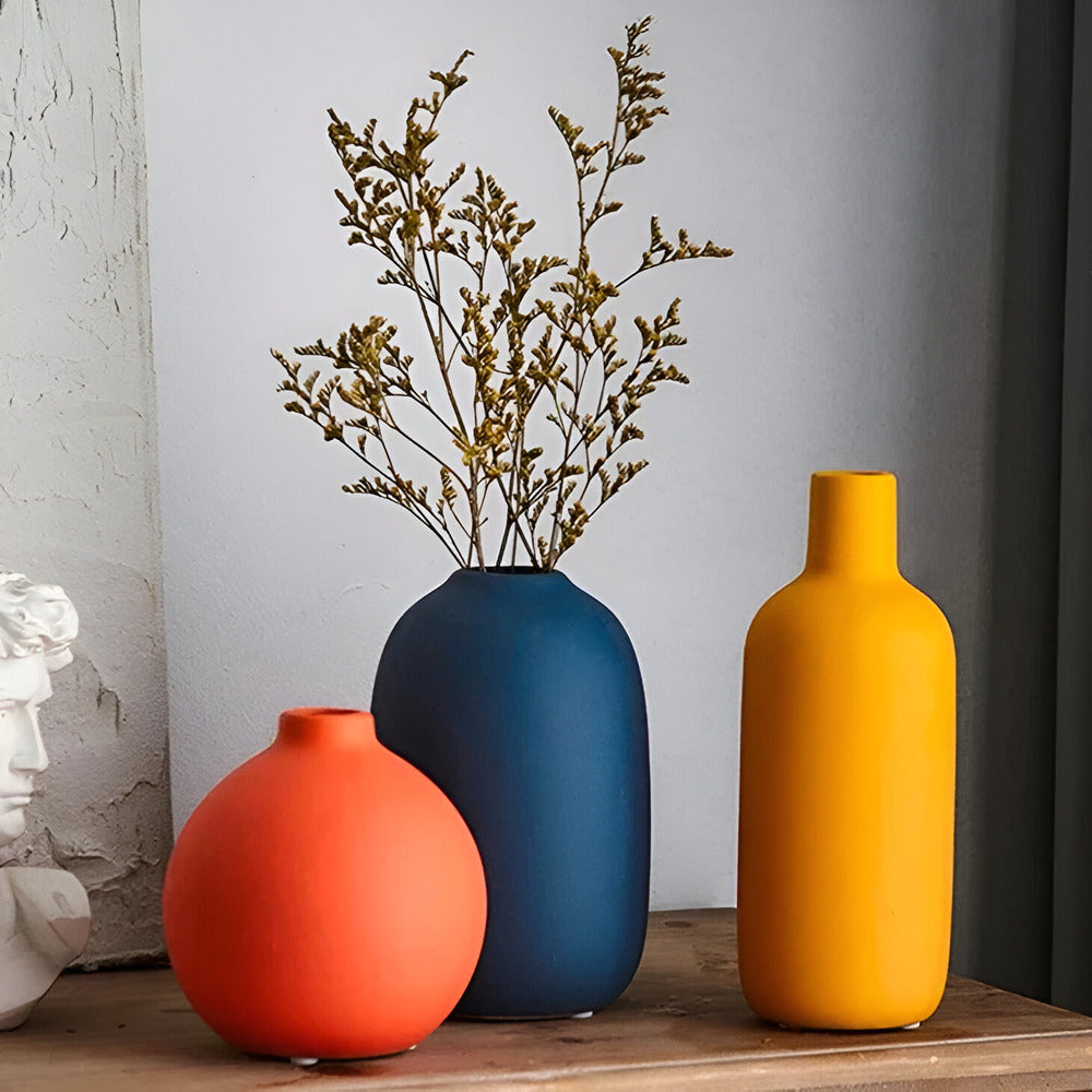 Minimalist Ceramic Flower Vase