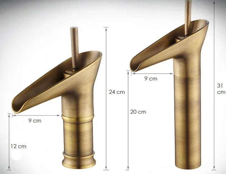 Mirelia | Retro Waterfall Bathroom Faucet 2