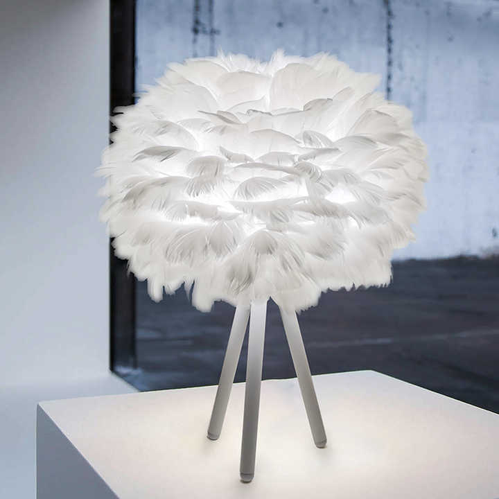 Missfeather - Luxury feathers Dimmable table lamp