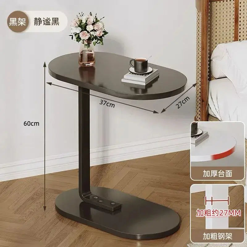 Mesa auxiliar moderna en forma de C