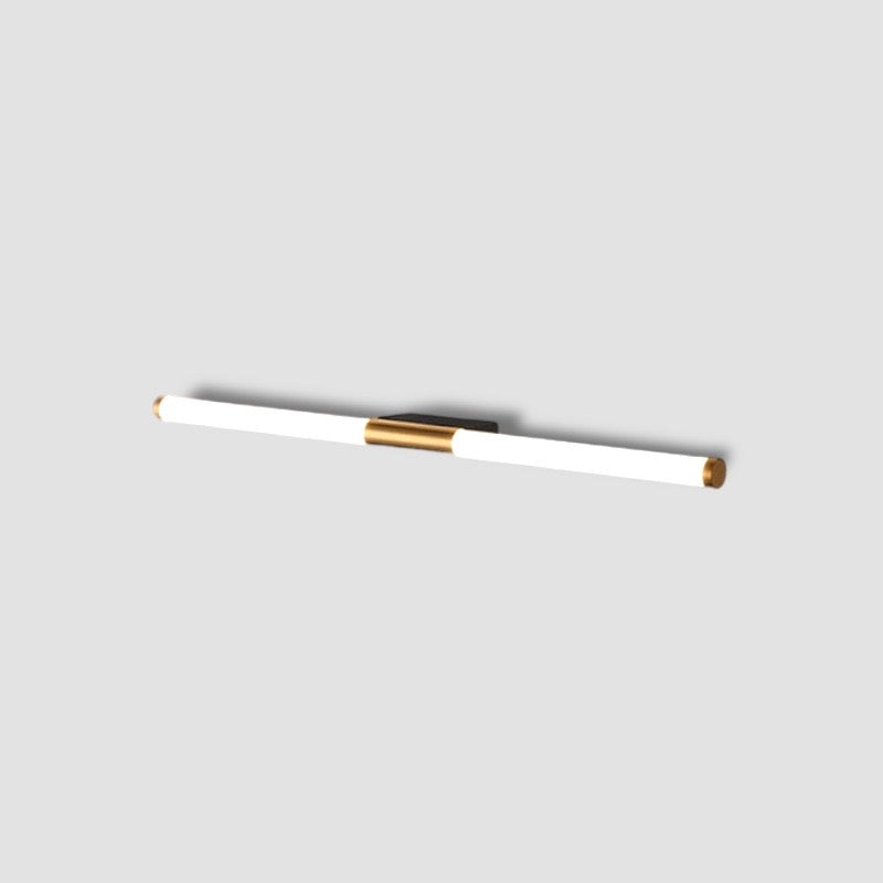 Aplique de pared moderno dorado
