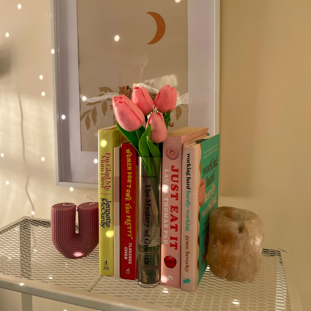 Jarrón de plástico moderno para arreglos florales elegantes