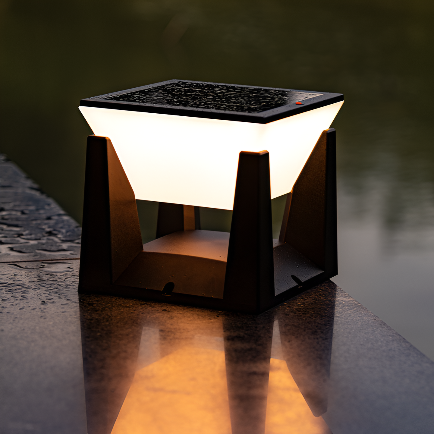 Lámpara Solar Moderna para Jardín