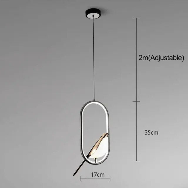 Mrbird - Golden bird Luxury pendant light