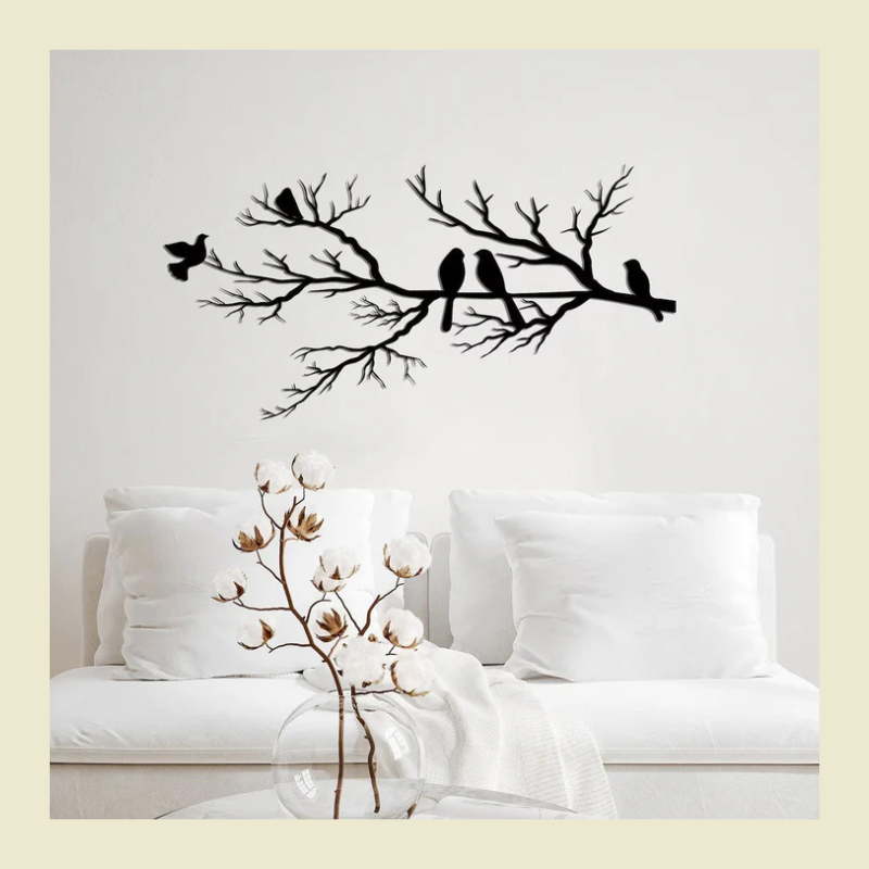 Naturara | Escultura de pared moderna de metal