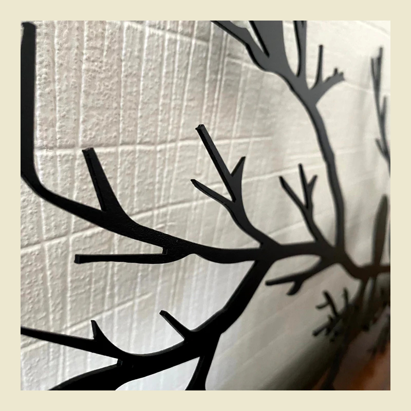 Naturara | Escultura de pared moderna de metal