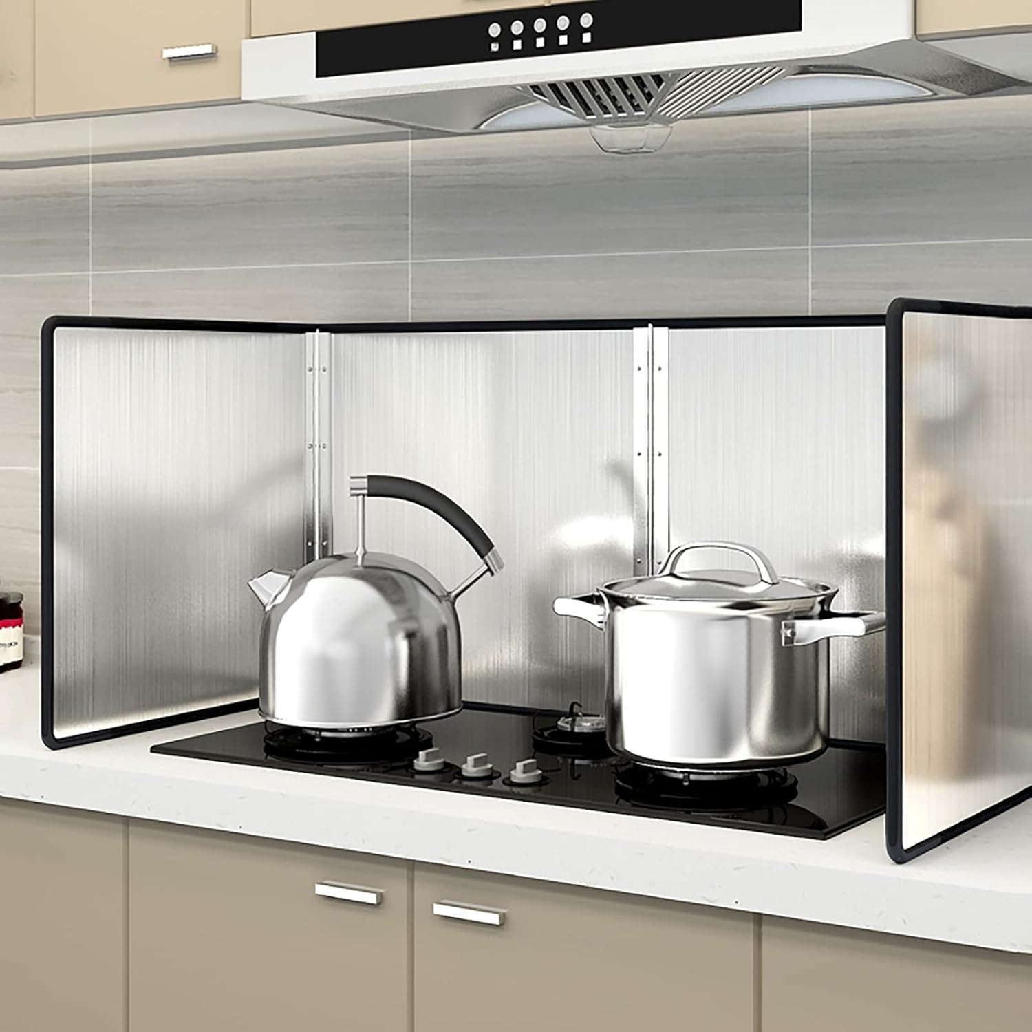 Spritzschutz aus Edelstahl