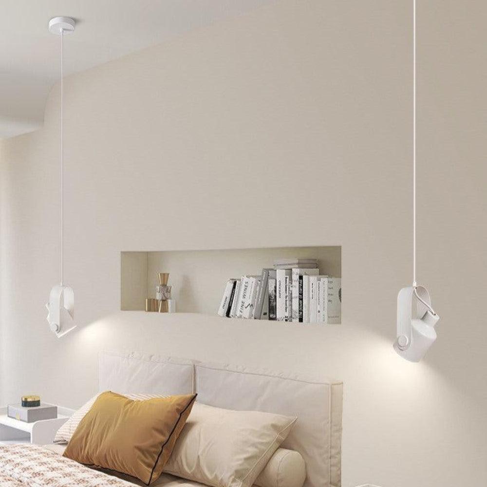 Wood & metal - Scandinavian hanging spotlight