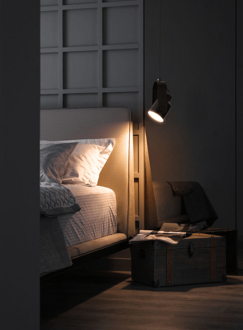 Wood & metal - Scandinavian hanging spotlight