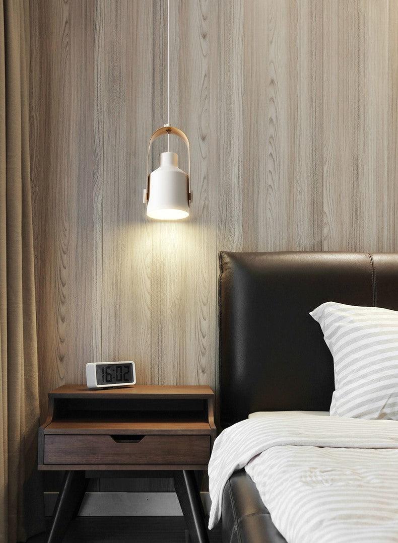 Wood & metal - Scandinavian hanging spotlight