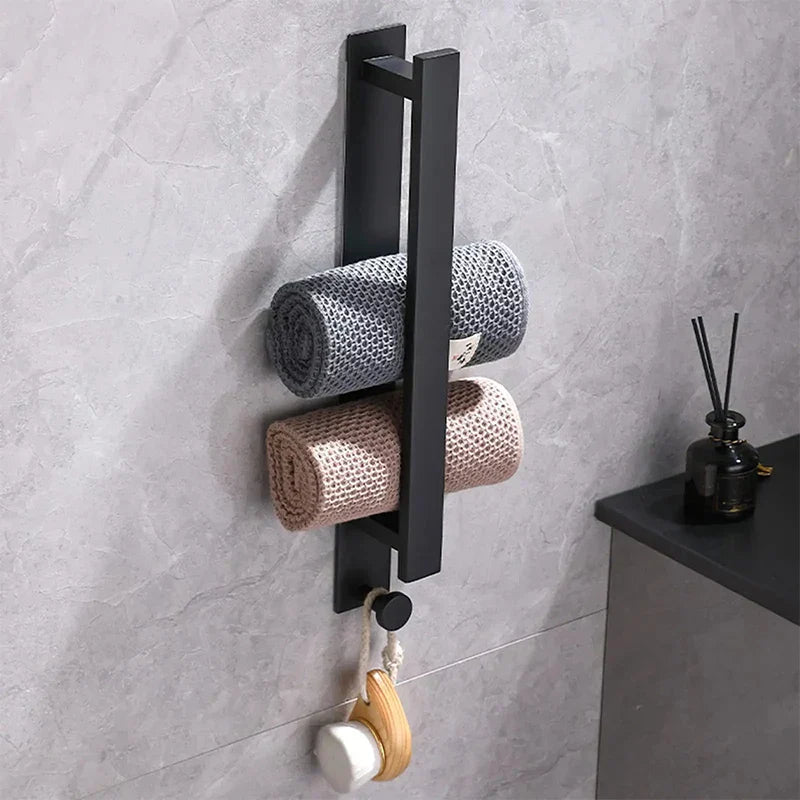 Sleek Stainless Steel Towel Holder