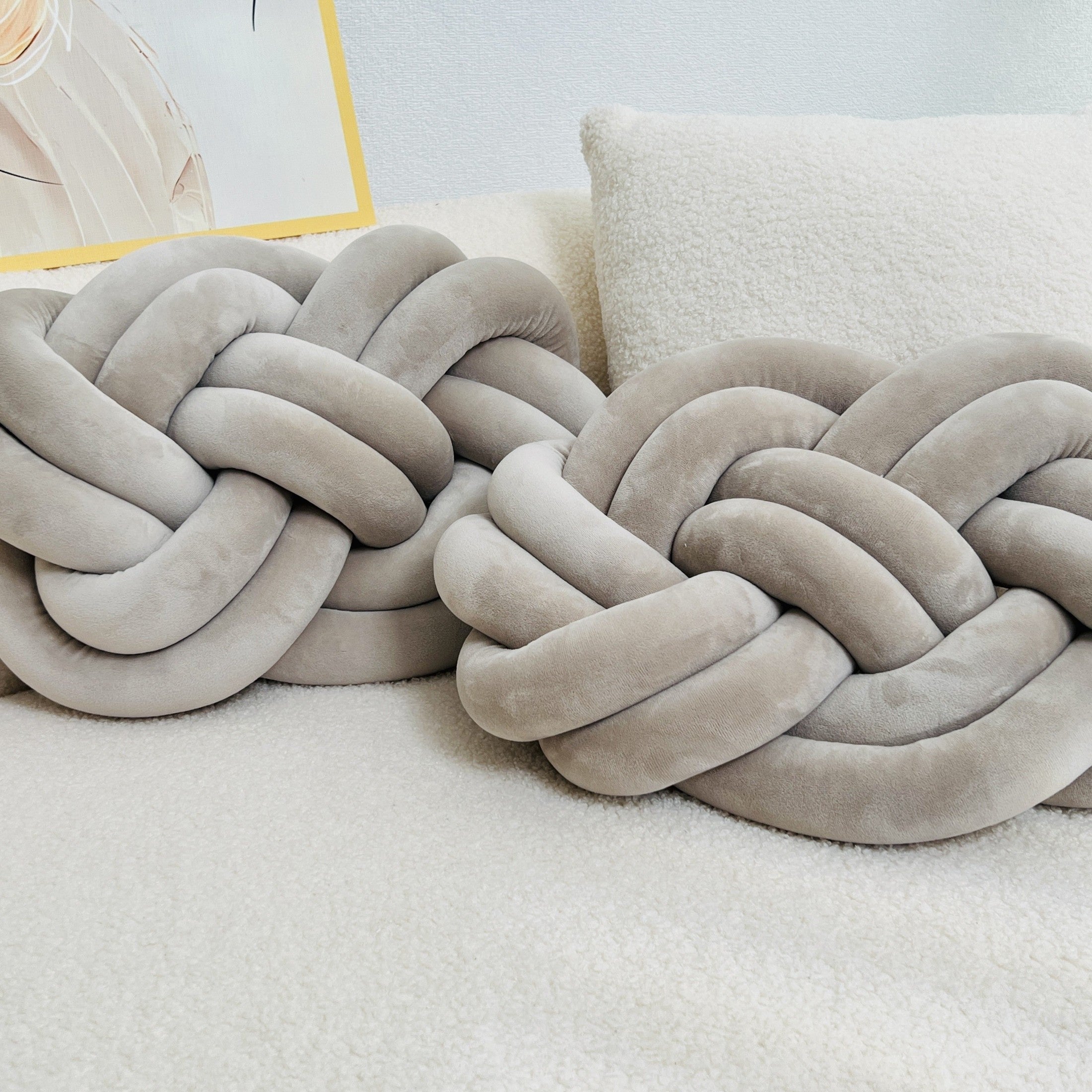 Zachte Pluche Decoratieve Kussenslopen Set