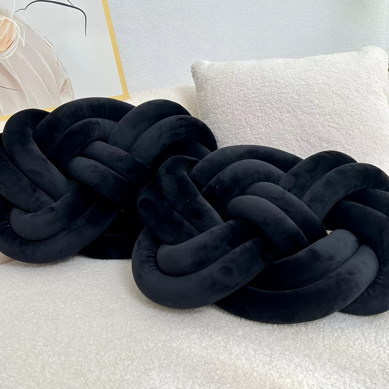Zachte Pluche Decoratieve Kussenslopen Set