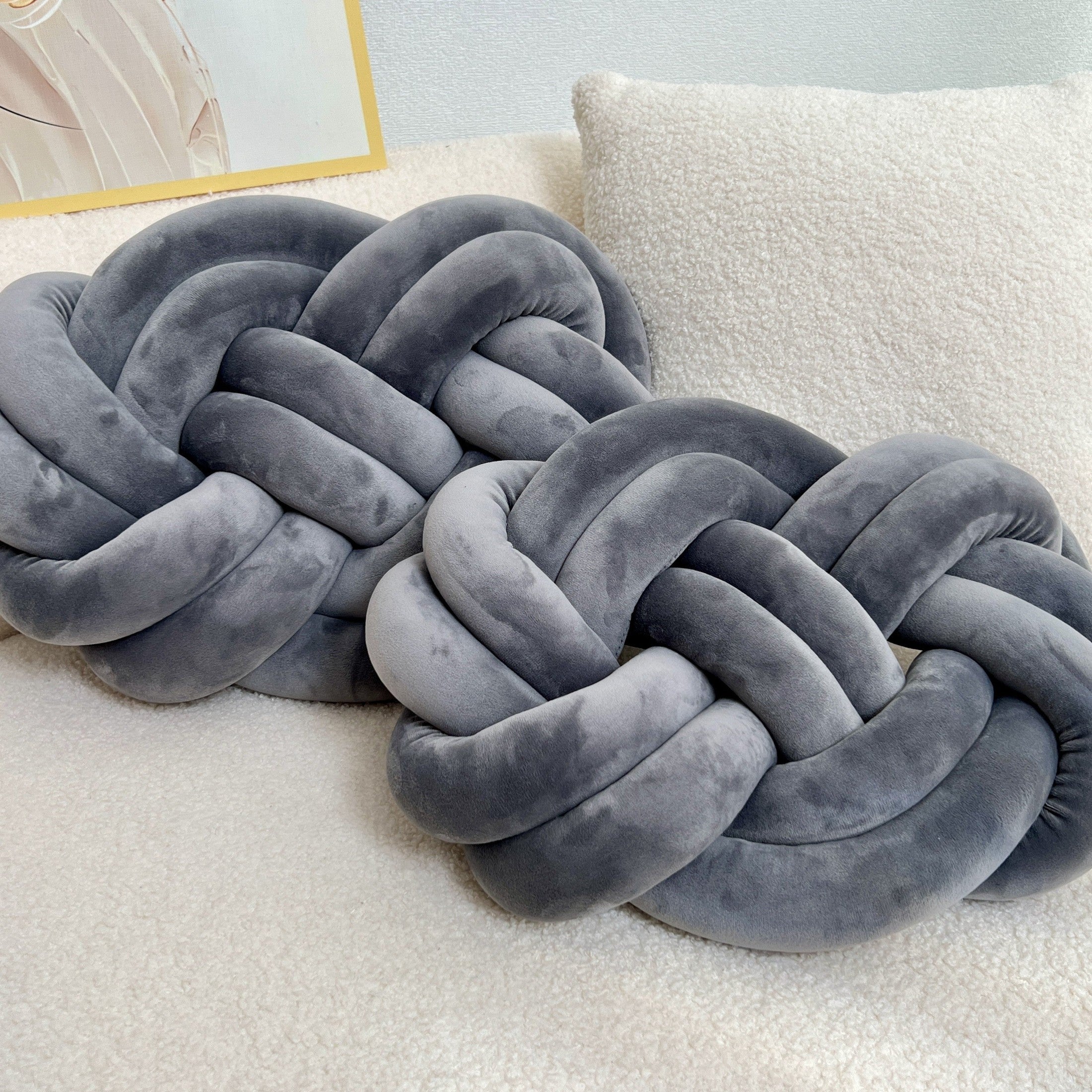 Zachte Pluche Decoratieve Kussenslopen Set