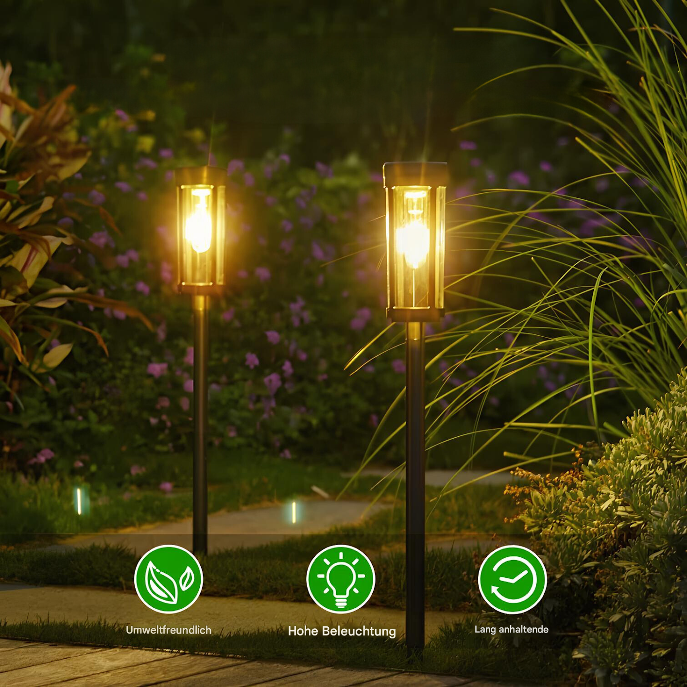 Solara Beam | Solar Powered Tiki Torch for Garden 6