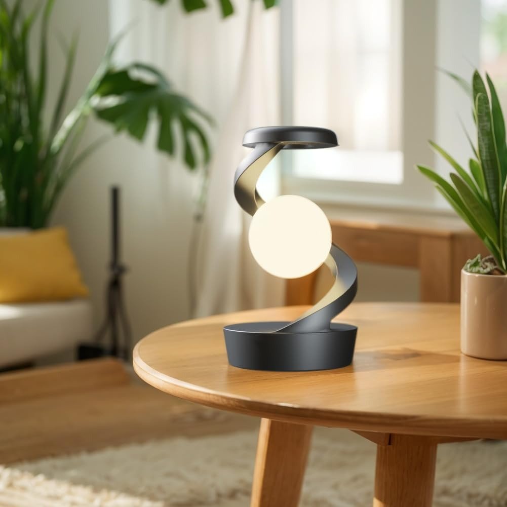 Spiraglow | Cordless Table Lamp for Living Room and Bedroom 1