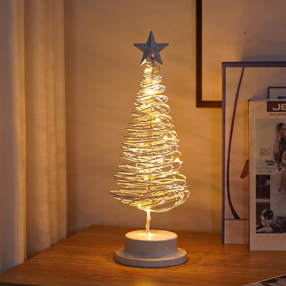 Spiraluxe | Classic Christmas Tree Decoration with Cozy LED Lighting 4