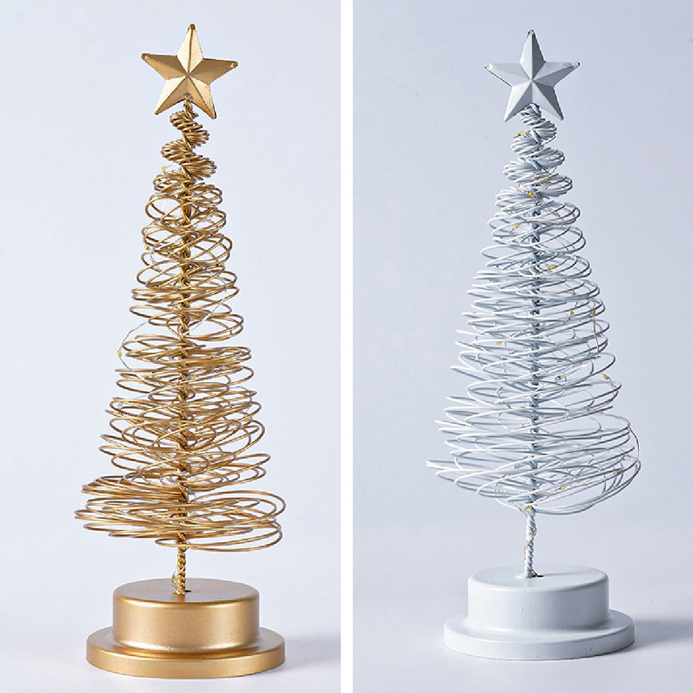 Spiraluxe | Classic Christmas Tree Decoration with Cozy LED Lighting 6