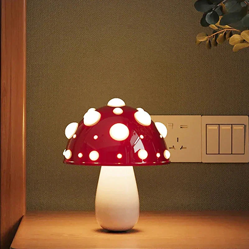 Stylish LED Mushroom Table Lamp