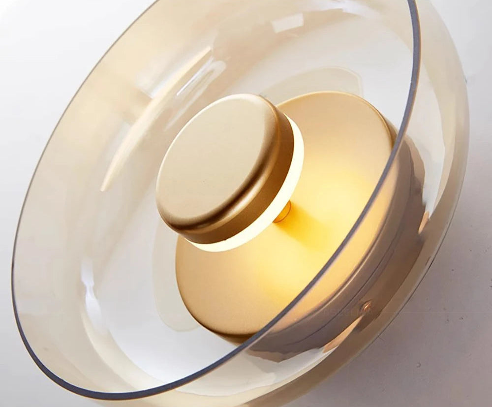 Svalora | Modern Glass Wall Sconce Light for Ambient Illumination 8