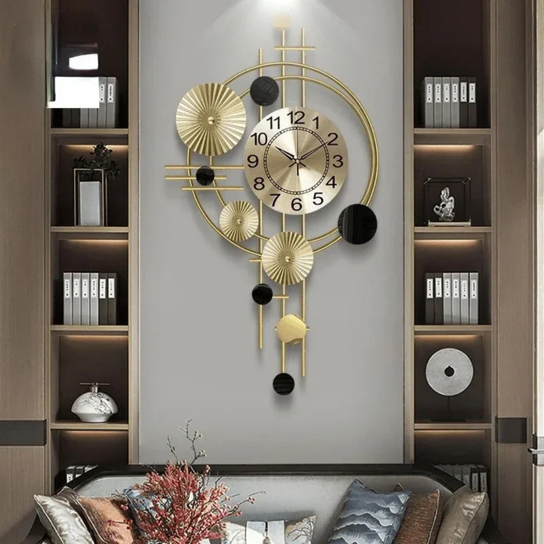 Vortexia | Large Modern Wall Clock Decor