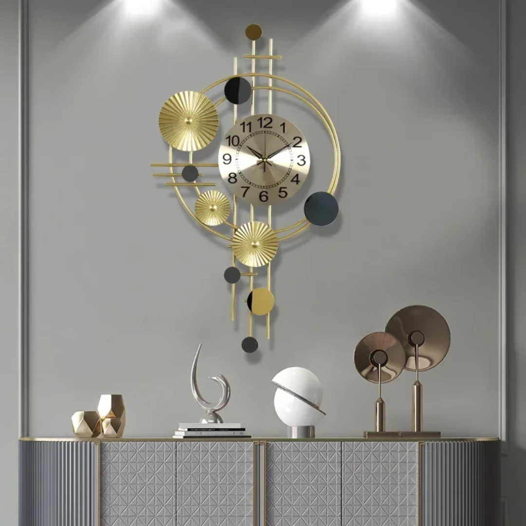 Vortexia | Large Modern Wall Clock Decor