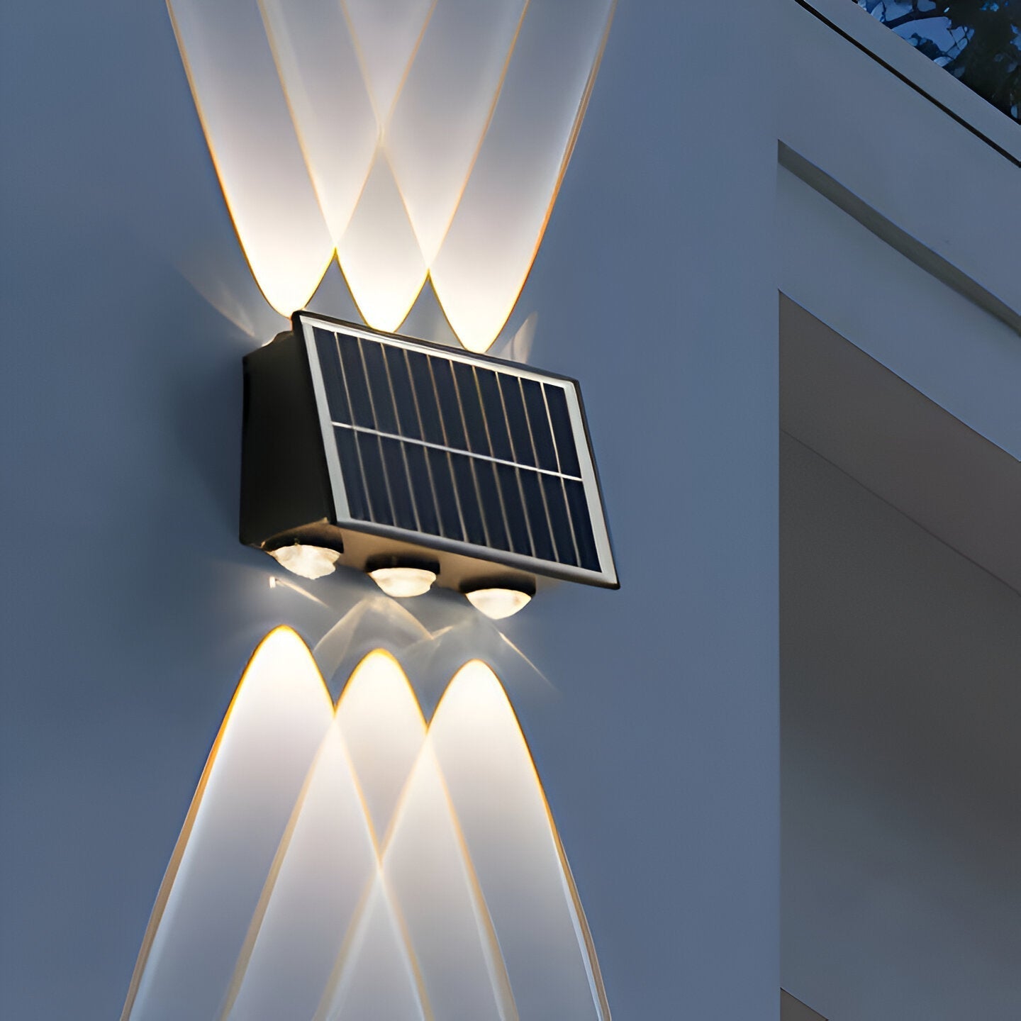 Waterproof Solar Outdoor Wall Light with Up & Down Lighting
