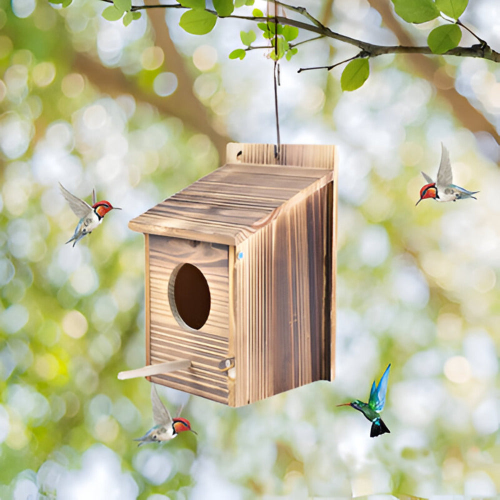 Weatherproof Wooden Birdhouse