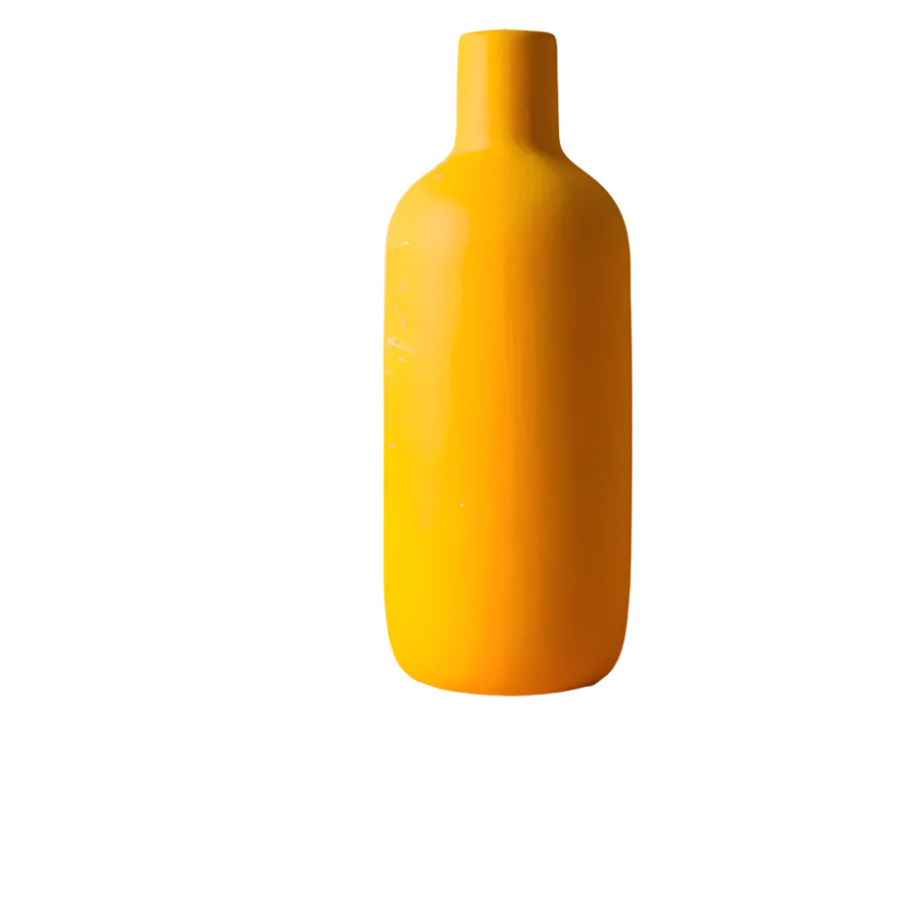 White Ceramic Vase for Minimalist Home Decor