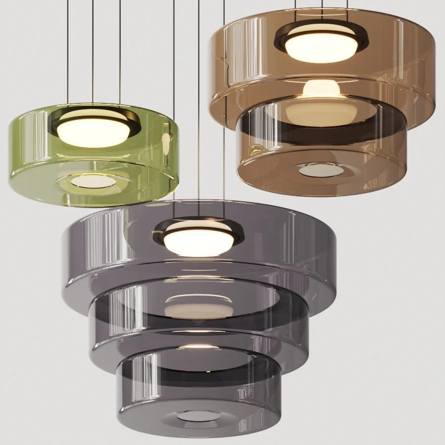 Bauhaus style Glass pendant lights