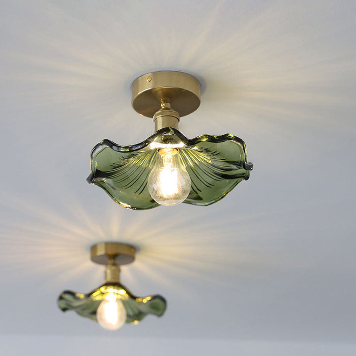 HaloEdge | Modern Glass Ceiling Lamp