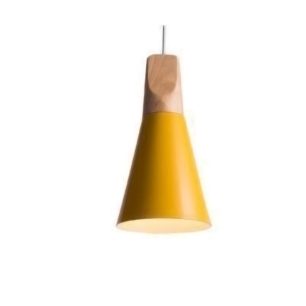 Adjustable Wooden Pendant Light