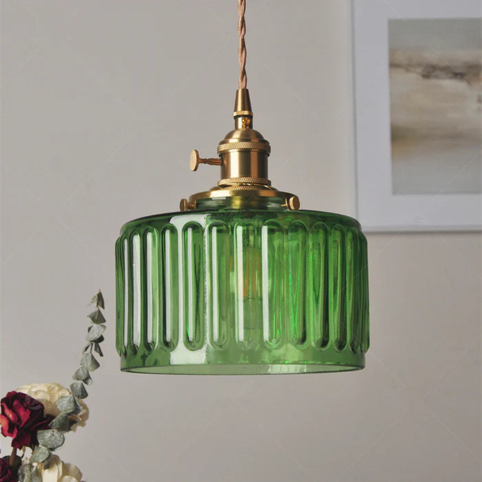 Antique Inspired Retro Crystal Pendant Light