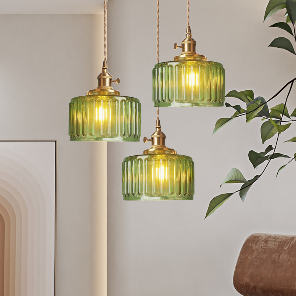 Antique Inspired Retro Crystal Pendant Light