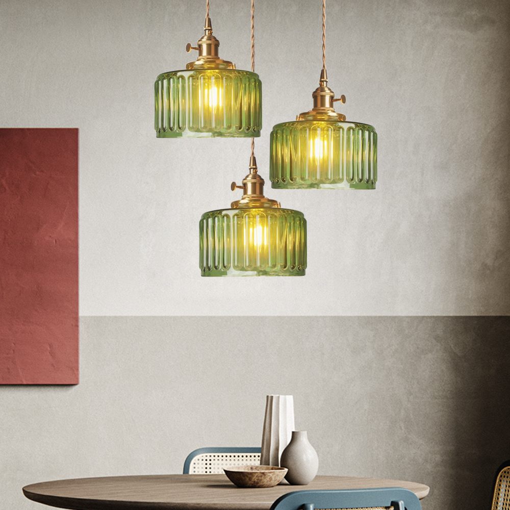 Antique Inspired Retro Crystal Pendant Light