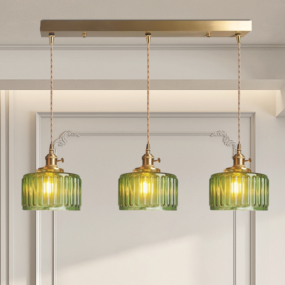 Antique Inspired Retro Crystal Pendant Light