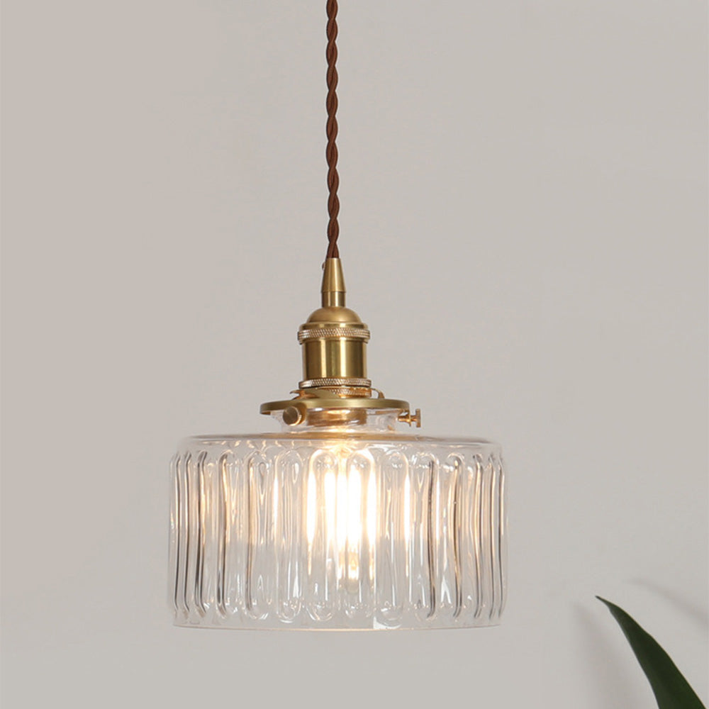 Antique Inspired Retro Crystal Pendant Light