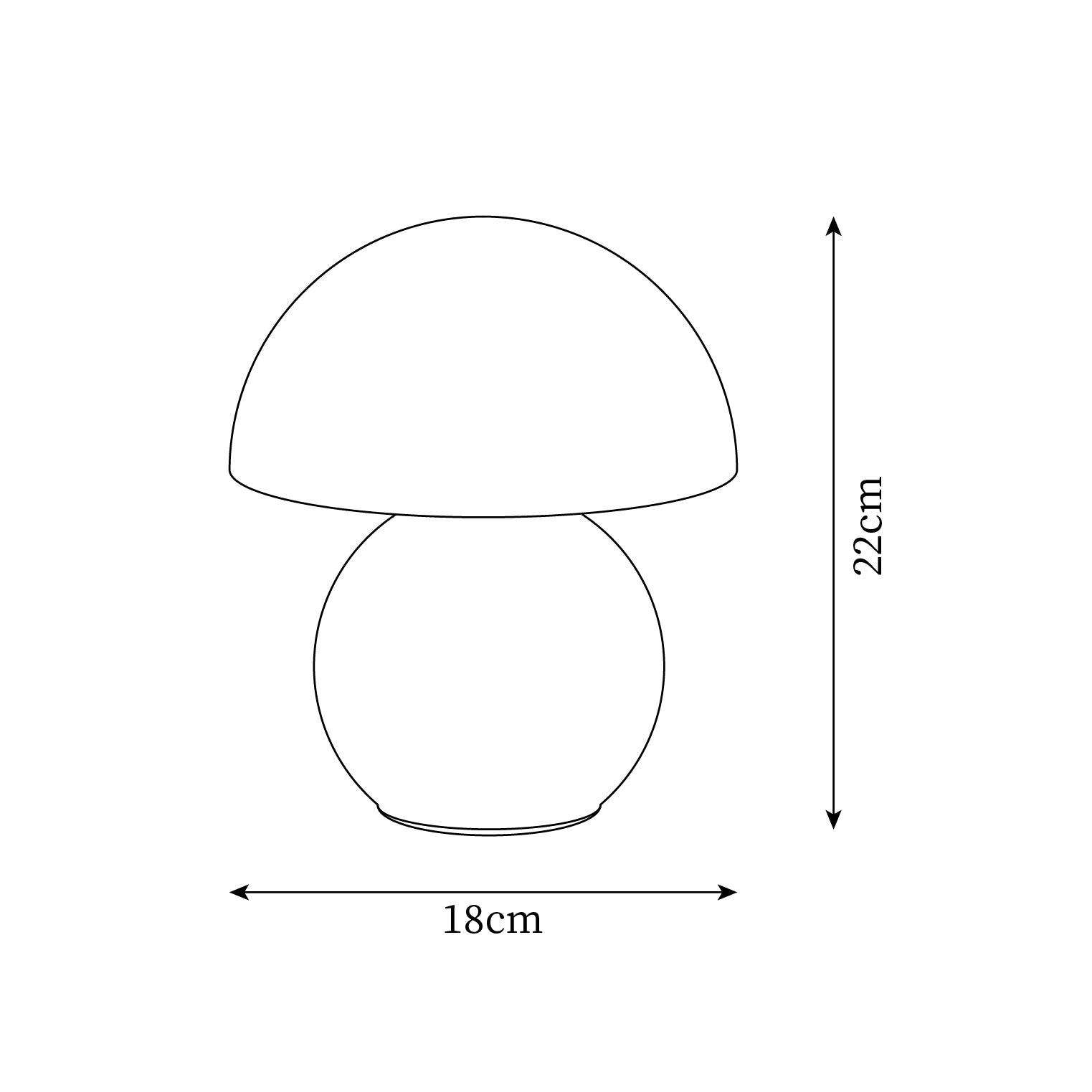 Arboreal | Minimalistische Tischlampe