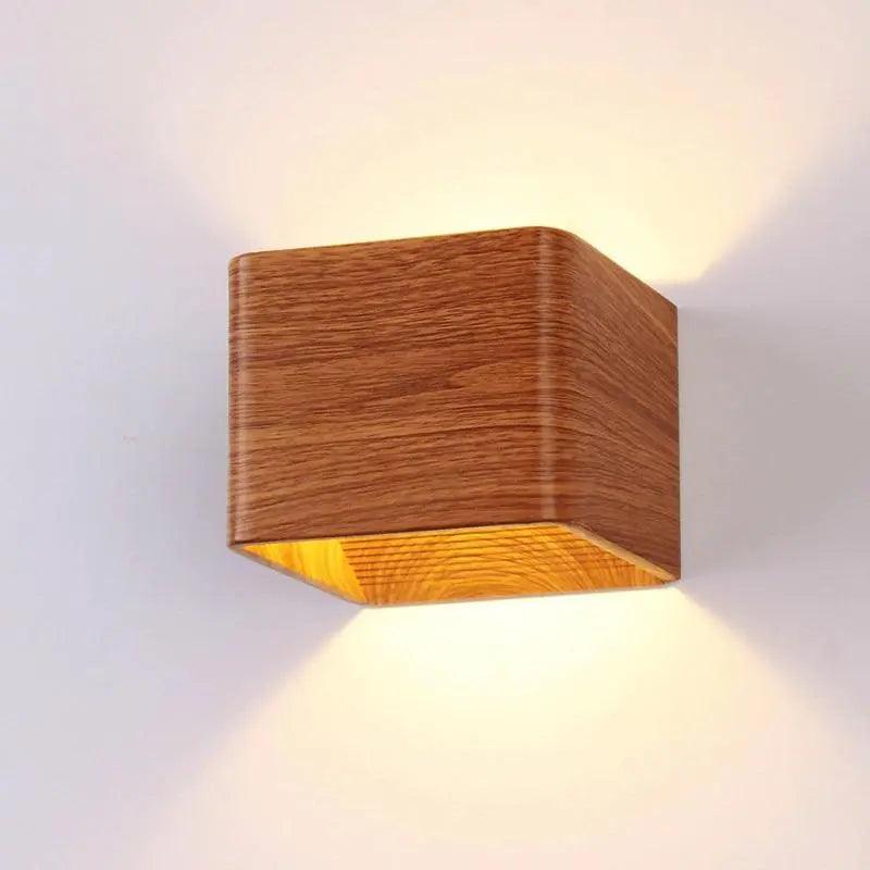 Arluna | Nordic Faux Wooden Wall Sconce Lighting 0