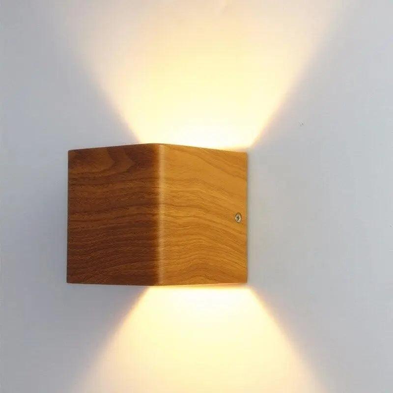 Arluna | Nordic Faux Wooden Wall Sconce Lighting 1